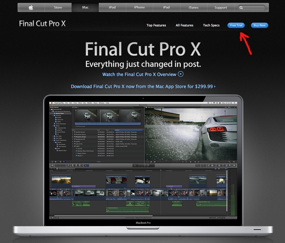 Final cut express trial download mac high sierra